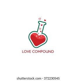 Heart symbol logo icon design template elements. Sign of love and romance. Vector Illustration.