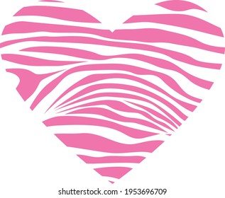 Heart. Symbol of love. Doodle element for Valentines Day or wedding design. Vector illustration