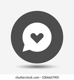 Heart. Symbol of love, romantic, health, cardio. Isolated vector icon, sign, emblem, pictogram. Flat style for design, web, logo or UI. Eps10