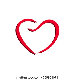 heart symbol love vector