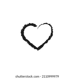 Heart, symbol of love. Vector image.