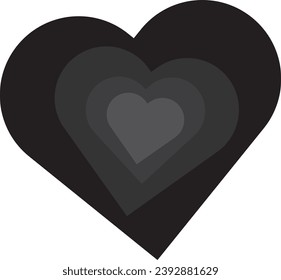 Heart symbol with rotating effect.