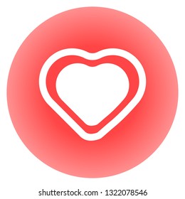 Heart symbol / sign for any kind of application and web button. Also you can use as a vector impossible shapes for your design. 