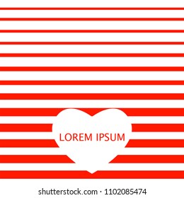 Heart symbol. Valentines day logotype. Abstract line medical health logo icon design. Abstract heart logo. Logotype healyh, lorem ipsum, place for your text. Red color logotype. Health symbol. Vector.