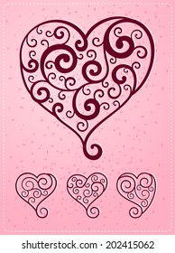 heart symbol for various purpose and event such as valentine and wedding