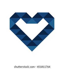Heart symbol. Vector illustration