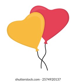 Heart Symbol Vector Illustration - Heart Balloon