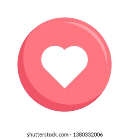 heart symbol vector. logo design.