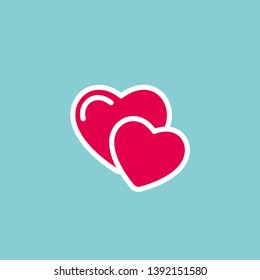 heart symbol vector. logo design. - Vector