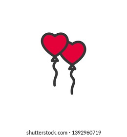 heart symbol vector. logo design. - Vector