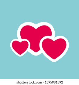 heart symbol vector. logo design. - Vector