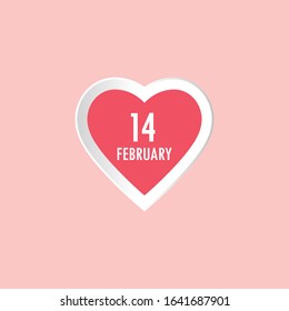 Heart symbol vector. Heart logo design.