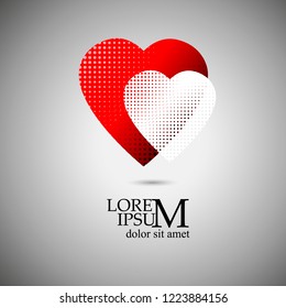 Heart symbol. Vector object