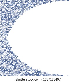 Heart symbol which consists of isolated elements. Modern style with beautiful elements in heart symbol. Can be used as print, wallpaper, cards, valentine cards, logo, background and etc.