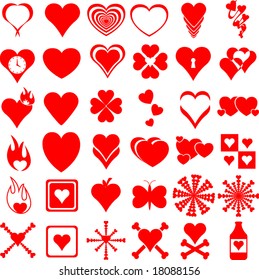 heart symbols collection