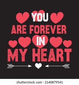 Archivo vectorial de diseño de camiseta de corazón