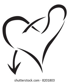 Heart tattoo