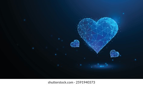 Heart of Technology background. Vector illustration. Vector Abstract technology circuit lines. Technology vector background.Eps10 vector illustration.