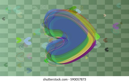 heart template background
