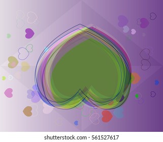heart template design
