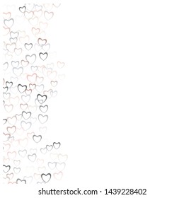 Heart template which consists of isolated elements. Modern style with beautiful elements in heart template. Can be used as print, wallpaper, cards, valentine cards, banner, background and etc