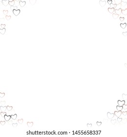 Heart template which consists of isolated elements. Modern style with beautiful elements in heart template. Can be used as print, wallpaper, cards, valentine cards, banner, background and etc