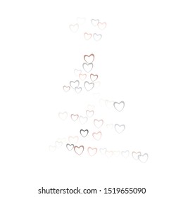 Heart template which consists of isolated elements. Modern style with beautiful elements in heart template. Can be used as print, wallpaper, cards, valentine cards, banner, background and etc