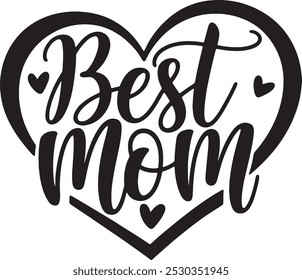 a heart with text on it