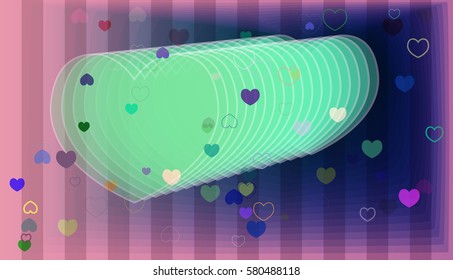 heart texture art