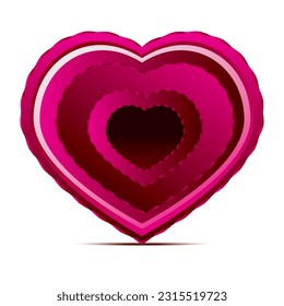 heart texture background vector design