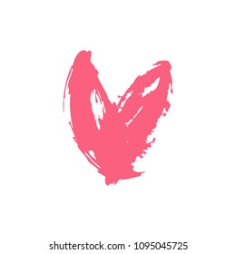 Heart texture background - vector illustration for logo, wedding invitation, greeting card.