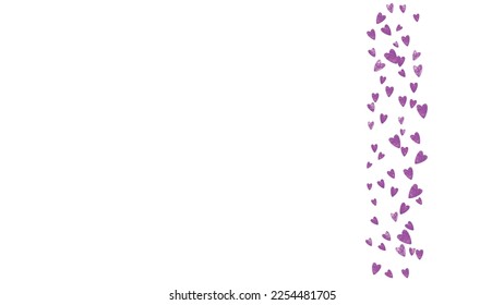 Heart Texture. Greeting Banner For Woman. Random Frame. Red Retro Decoration. Handdrawn Splatter For Mother. Rose Fashion Poster. Pink Heart Texture.