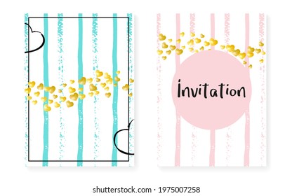 Heart Texture. Mint Cover. Pink Minimal Art. Stripe Birthday Stardust. Hand Drawn Starburst Set. Golden Splatter Flyer. White Branding Particles. Turquoise Heart Texture