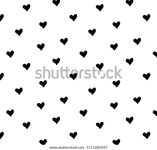 Heart Texture Seamless Pattern Love Background Stock Vector Royalty Free 1511682047 Shutterstock 0476