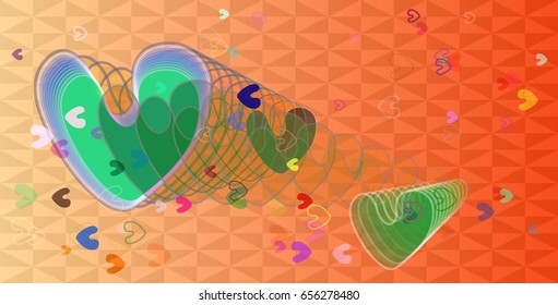 heart texture template