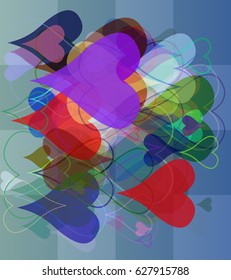 heart texture vector