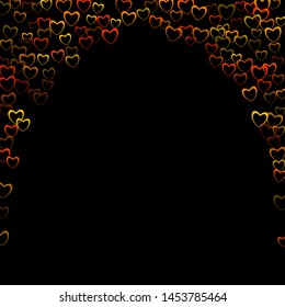 Heart texture which consists of isolated elements. Modern style with beautiful elements in heart texture. Can be used as print, wallpaper, cards, valentine cards, banner, background and etc.