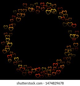 Heart texture which consists of isolated elements. Modern style with beautiful elements in heart texture. Can be used as print, wallpaper, cards, valentine cards, banner, background and etc.