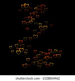 Heart texture which consists of isolated elements. Modern style with beautiful elements in heart texture. Can be used as print, wallpaper, cards, valentine cards, banner, background and etc.