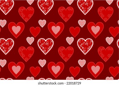 heart textures seamless