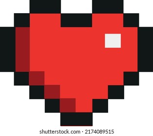 heart that appeared in the first video games