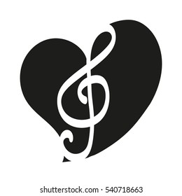 Heart And Treble Clef