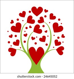heart tree (add your love notes to the hearts)