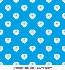 Heart umbrella pattern vector seamless blue repeat for any use