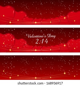 Heart Valentine background