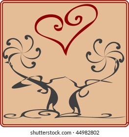 heart valentine background