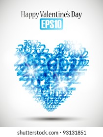 heart, valentine background, eps10