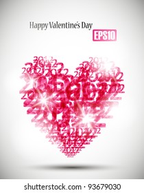 heart, valentine background, eps10