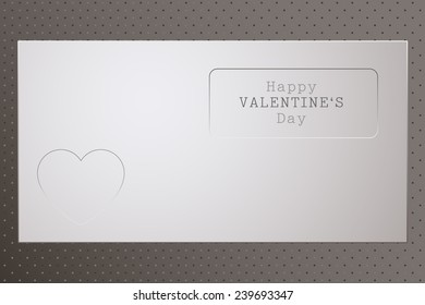 Heart Valentine. Valentine Day. Heart Holydays Background. Editable Vector Illustration. 