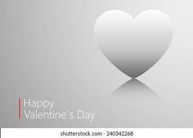 Heart Valentine. Valentine Day. Heart Icon. Heart Holydays Background.